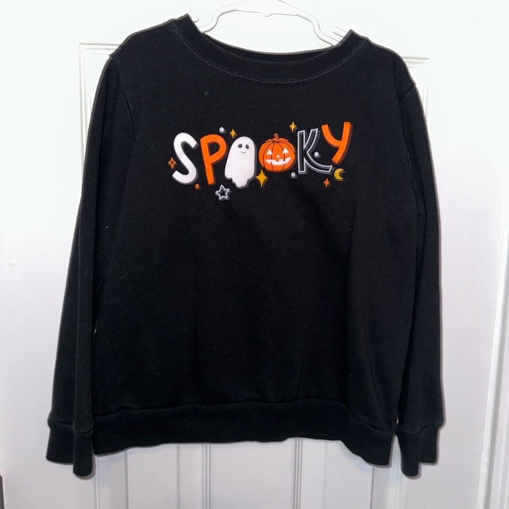 Cat & Jack Black Spooky Sweatshirt